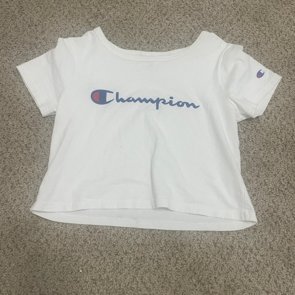 Champion, Small, White and Blue
